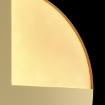 Immagine di Applique Parete Design Disco Oro Led Jupiter Ø18 cm Maytoni