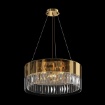 Immagine di Lampadario Salone Wonderland 6 Luci Oro Con Cristalli Ø50 cm Maytoni