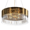 Immagine di Lampadario Salone Wonderland 6 Luci Oro Con Cristalli Ø50 cm Maytoni