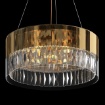 Immagine di Lampadario Salone Wonderland 6 Luci Oro Con Cristalli Ø50 cm Maytoni