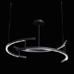 Picture of Lampadario Design Semicerchi Led 52w 3000k/4000k Nero Line Maytoni