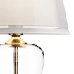 LUME LAMPADA GRANDE IN OTTONE E CRISTALLO PARALUME AVORIO 1x100W 1 LUCE  SALOTTO - Beautiful