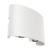 Immagine di Applique Parete Stondata Doppia Emissione Led Strato Bianco IP54 Maytoni