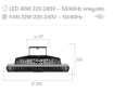 Picture of Ventilatore Con Luce Led 40w Dimmerabile Wifi Levante Intec Light