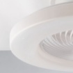 Immagine di Ventilatore Moderno con Luce Led 40w Dimmerabile Wifi Scirocco Intec Light