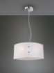 Immagine di Lampadario Cucina Sospensione Vetro Chiaro Elisa 2xE27 Trio Lighting