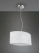 Immagine di Lampadario Cucina Sospensione Vetro Chiaro Elisa 2xE27 Trio Lighting