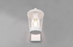 Immagine di Applique Parete Diffusore Lanterna 1xE27 Cavado Bianco IP44 Trio Lighting