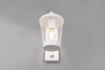 Immagine di Applique Lanterna Cavado Bianco IP44 Sensore Movimento Trio Lighting