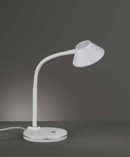 Lampada da Scrivania Flessibile con Pinza Led Berry Grigia Trio