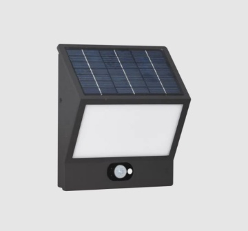 Immagine di Applique Solare Da Esterno Egna Nero Led 3w 4000K IP54 Beneito Faure