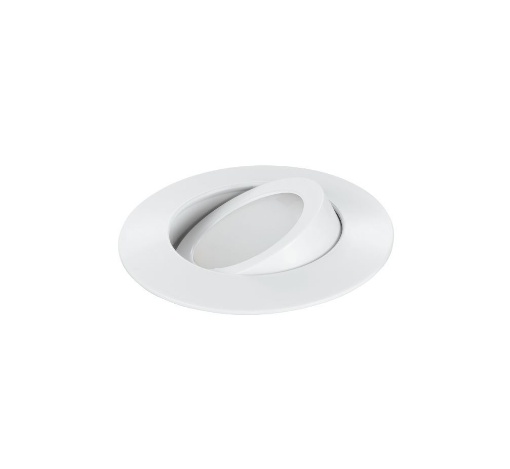 Immagine di Faretto Incasso Tondo Bianco D.9 cm Led 5w 3000k Orientabile IP44