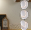 Immagine di Applique Led 4w Rotonda Con Diffusore Ruotabile 360°