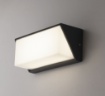 Immagine di Applique Led Angolare Da Esterno Alluminio Antracite IP65 Luce Selezionabile