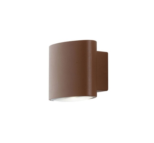 Immagine di Applique Biemissione Per Esterno Led CCT Corten IP44 Luce Selezionabile