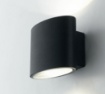 Immagine di Applique Biemissione Per Esterno Led CCT Nero IP44 Luce Selezionabile