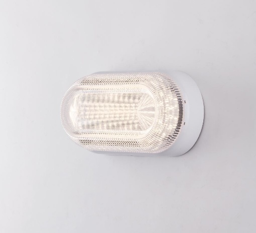 Plafoniera Ovale Da Esterno Led 20w Effetto Diamantato IP65