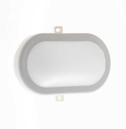 Immagine di Plafoniera Ovale Bianca Led 10w Per Canaline Esterne IP54