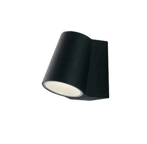 Immagine di Applique Parete Cono Nero Da Esterno Led 6w 4000k IP44