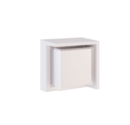 Immagine di Applique Esterno Quadrata Blis Switch Bianco Led CCT 15w IP65 Beneito