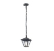 Immagine di Lampadario Lanterna Da Esterno Alluminio Antracite 1xE27 IP44