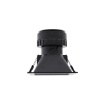 Immagine di Faretto Incasso Quadrato 10,2 cm Pulcom Nero Led CCT 8w IP44 Beneito