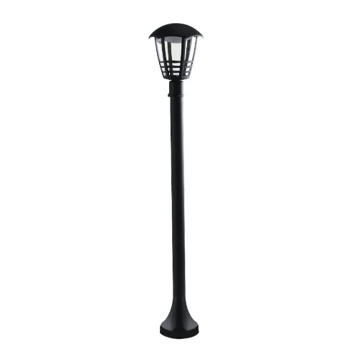 Immagine di Lampione Da Esterno Nero 100 cm Lanterna Led 12w IP44