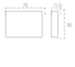 Picture of Applique Segna Passi Led Per Esterno Fissaggio Parete Antracite IP65