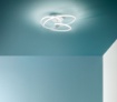 Immagine di Plafoniera Moderna Vortice Led 40w Dimmerabile Diva Gea Luce