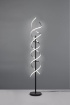 Immagine di Piantana Alluminio Design Moderno Spirale Led Sequence Touch Dimmer Trio Lighting