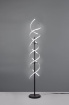 Immagine di Piantana Alluminio Design Moderno Spirale Led Sequence Touch Dimmer Trio Lighting