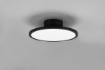 Immagine di Lampada da Soffitto Disco Led 3000K Inclinabile Tray Nero Trio Lighting