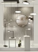 Immagine di Lampada da Soffitto Disco Led 3000K Inclinabile Tray Nero Trio Lighting