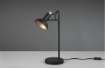 Immagine di Lampada Industrial da Tavolo Calotta Orientabile Roxie Nero e Oro Trio Lighting