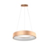 Immagine di Lampadario Anello Led CCT Switch Stile Moderno Oro 60 cm