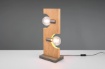 Immagine di Lumetto Rettangolo Legno Naturale 2xE27 Tailor Trio Lighting