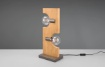 Immagine di Lumetto Rettangolo Legno Naturale 2xE27 Tailor Trio Lighting