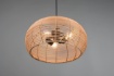 Immagine di Sospensione Paralume Cesta Reticolato Rattan Inga 3 Luci Trio Lighting