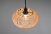 Immagine di Lampada a Sospensione Paralume Cesta Reticolato Rattan Inga Ø29 cm Trio Lighting