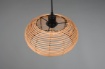 Immagine di Lampada a Sospensione Paralume Cesta Reticolato Rattan Inga Ø29 cm Trio Lighting