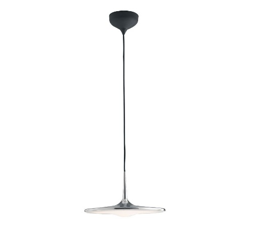 Immagine di Sospensione Disco Cromo Led Dimmerabile 4000k 180°