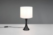 Picture of Lumetto Comodino Base Imbuto Nero e Paralume Tessuto Bianco Sabia Trio Lighting