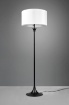 Picture of Piantana Fusto Imbuto Nero e Paralume Tessuto Bianco Sabia Trio Lighting