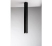 Immagine di Faretto Da Soffitto Tubo Quadrato 75 cm Metallo Nero Led GU10