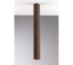 Immagine di Faretto Da Soffitto Tubo Quadrato 75 cm Metallo Corten Led GU10