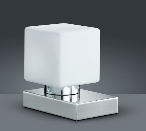 Picture of Lumetto Till II Base Nichel Cubo Vetro con Sensore Touch On/Off Trio Lighting