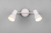 Immagine di Lampada 2 Faretti Spot Orientabili Industrial Steam Bianco Anticato Trio Lighting