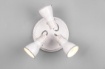 Immagine di Plafoniera 3 Faretti Spot Orientabili Steam Bianco Anticato Trio Lighting