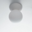 Picture of Plafoniera In Gesso Con Sfera Vetro Bianco 1xG9 Led Per Corridoio