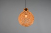 Immagine di Sospensione Singola Paralume Reticolato Rattan Naturale Sprout Trio Lighting